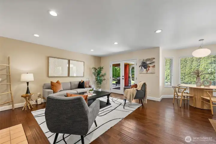 Family room and nook