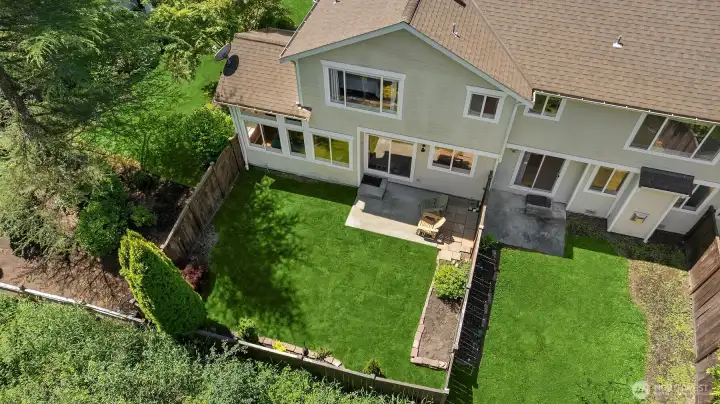 You will love this backyard and patio area with views of the greenbelt. It has a fenced backyard too! You will love this backyard and patio area with views of the greenbelt. It has a fenced backyard too!