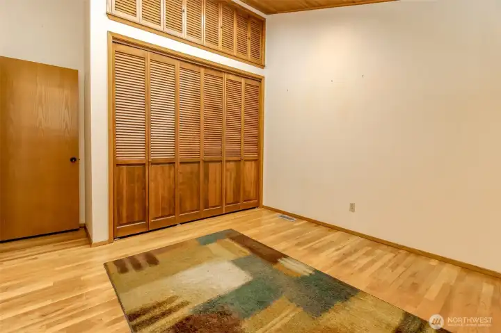 Bedroom #2 Has builtin drawers inside the closet.
