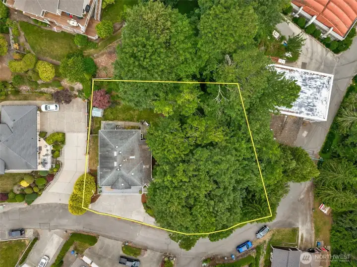 Expansive double lot with room to develop or keep for privacy. Expansive double lot with room to develop or keep for privacy.