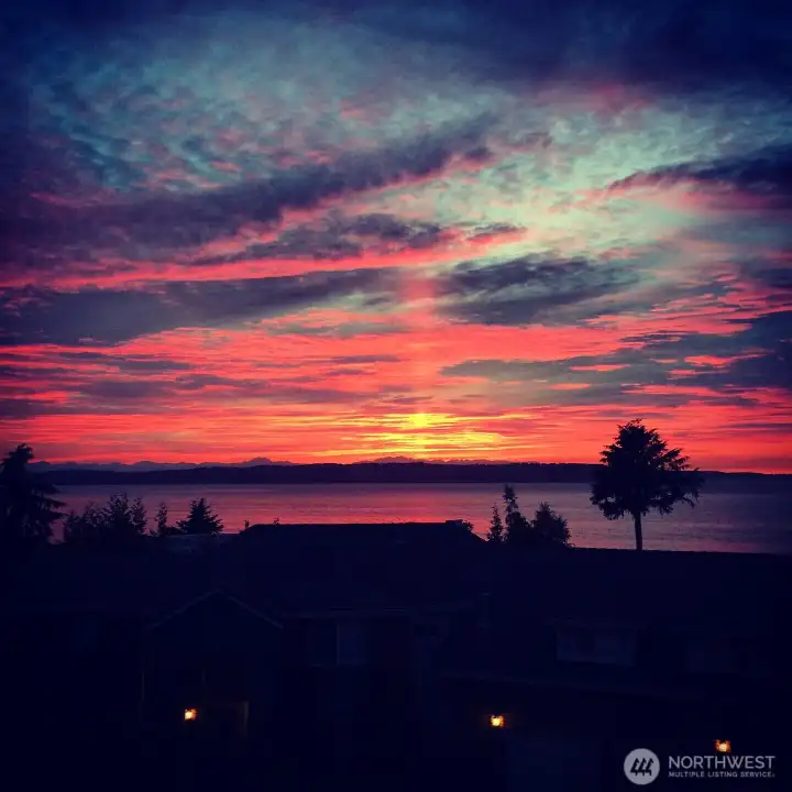 Amazing cotton candy sunsets from the deck. Amazing cotton candy sunsets from the deck.