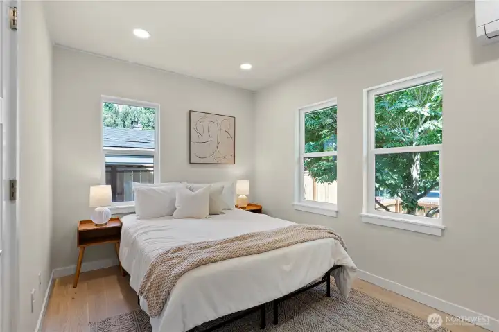 2nd of two bedrooms on main level.