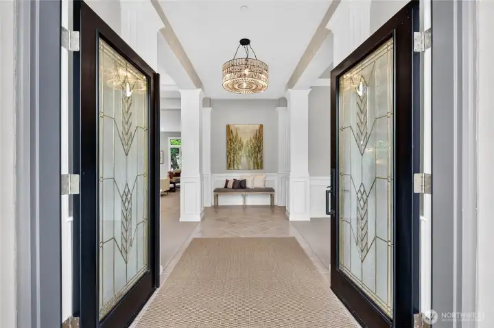 Elevated ceiling heights throughout. Elevated ceiling heights throughout.