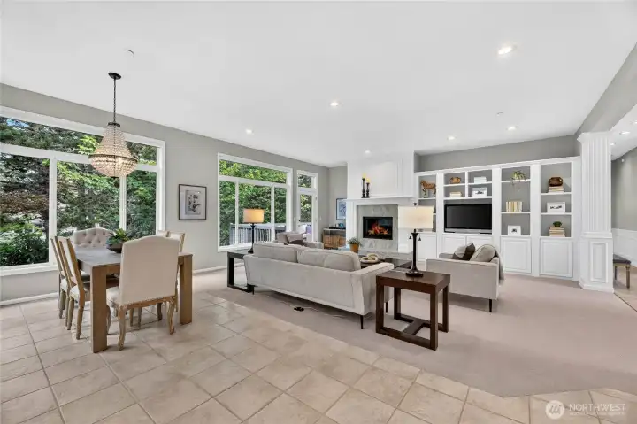 Connected living spaces. Connected living spaces.