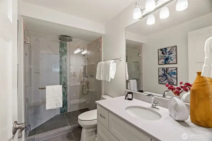 Updated Hall Bath.