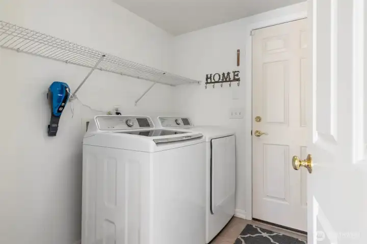Launrdy on the main floor