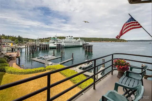 Deck with unobstructed views.