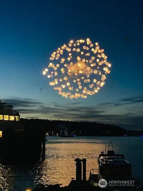 Front view seats of the fireworks!