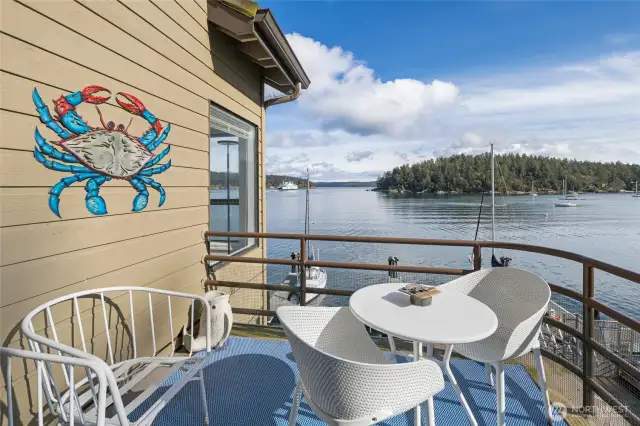 2nd deck off the dining area.