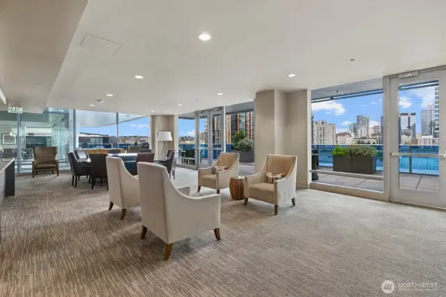 18 floor floor private residents lounge