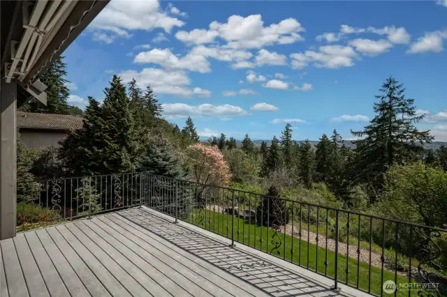 Deck off Kitchen & Primary Bedroom