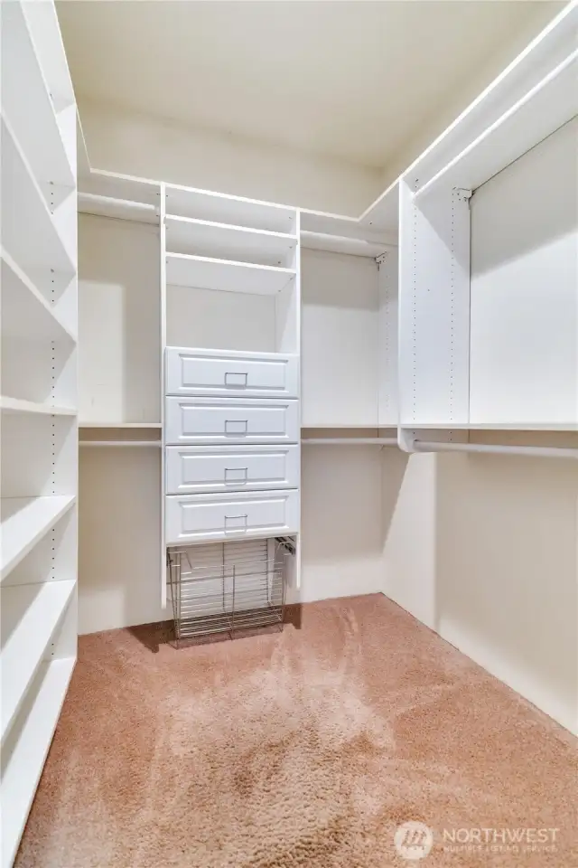 Primary Walk in Closet