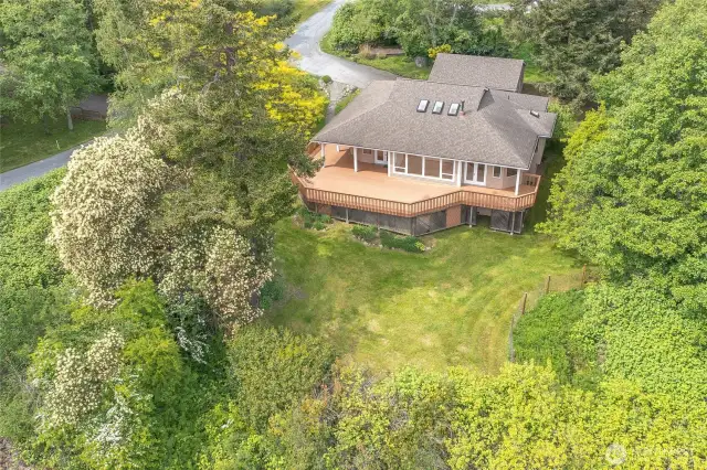 Plenty of privacy is created around the home with mature landscaping.