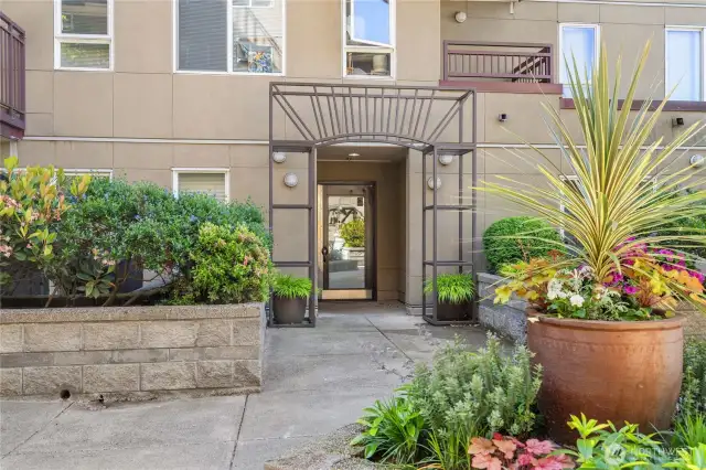 Head through the South Tower entrance and up the elevator to your private top-floor retreat.