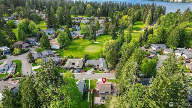 HOA offers 9 hole golf course and pool for summer fun just two blocks from home... all included with monthly dues.
