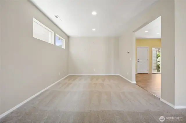 Another view of dining room.