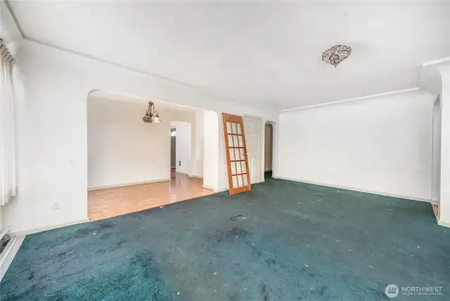 Living and dining room