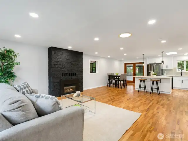 Open kitchen concept