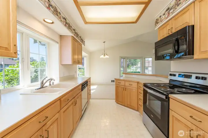 South-facing Kitchen Window