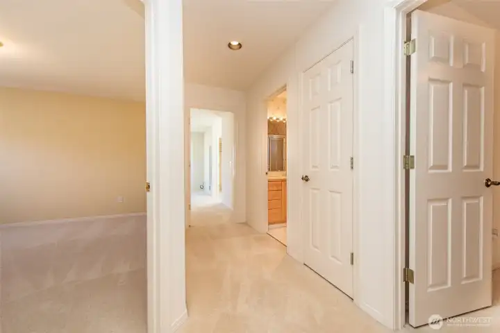Hallway from Main Living areas to Bedrooms