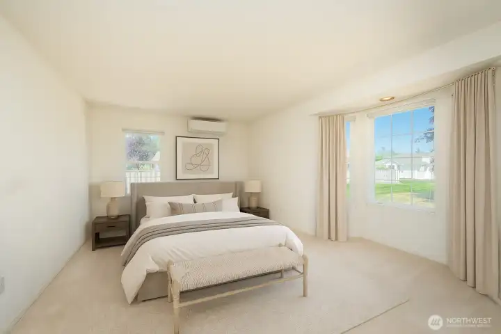 Primary Suite - Virtually Staged