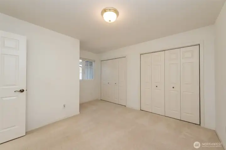Bedroom 3 with Double Closets