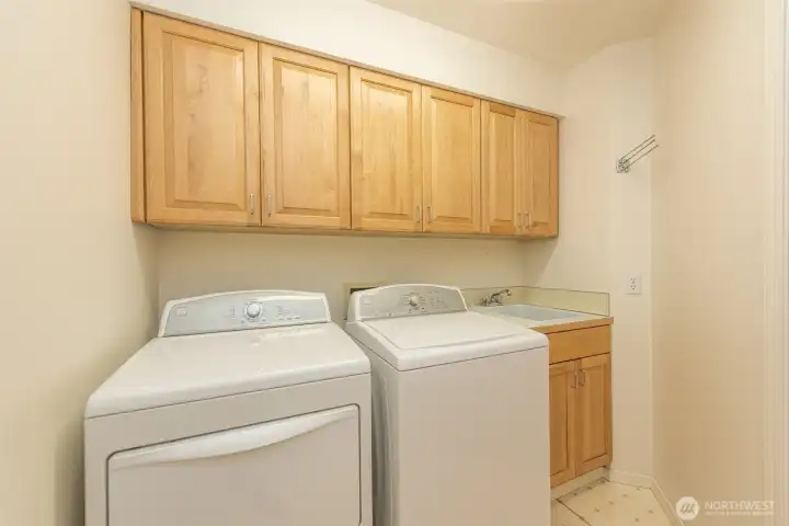 Laundry with Utility Sink (Inside the Home)