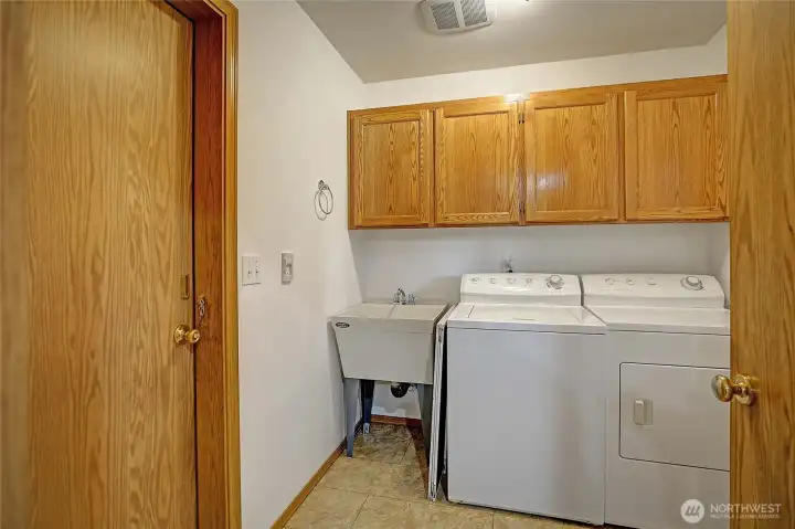 Laundry Center w/ Storage and Sink~