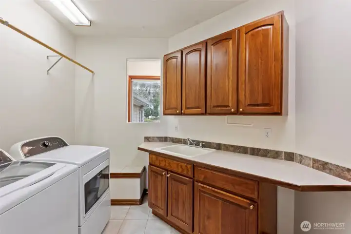 Main floor utility room.