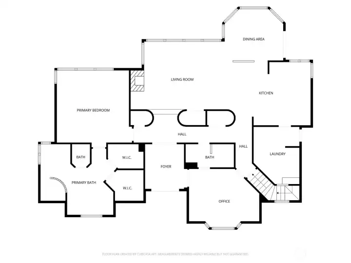 Main level floor plan.