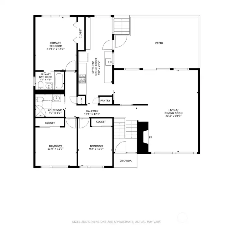 Upper Level Floorplan