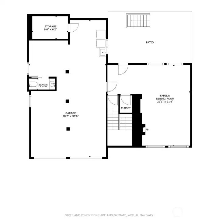 Lower Level Floorplan