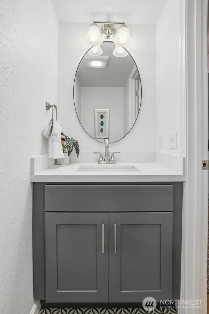 Main floor half bath