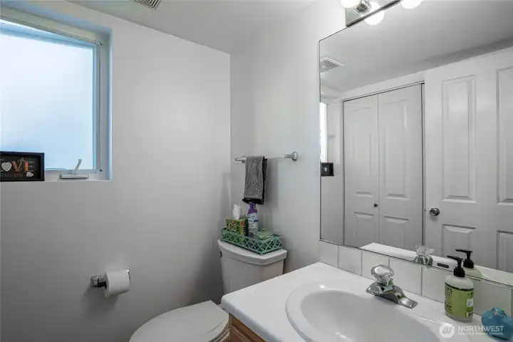 Main floor half bath
