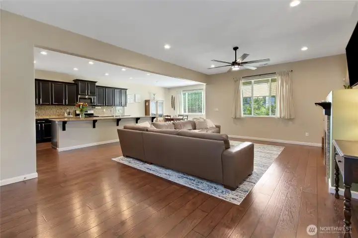 Living space filled with natural light and open flow