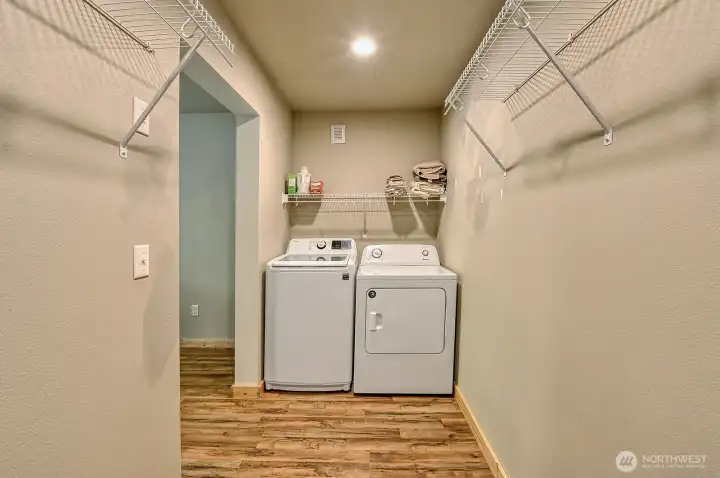 Apartment Laundry with walk in closet Apartment Laundry with walk in closet