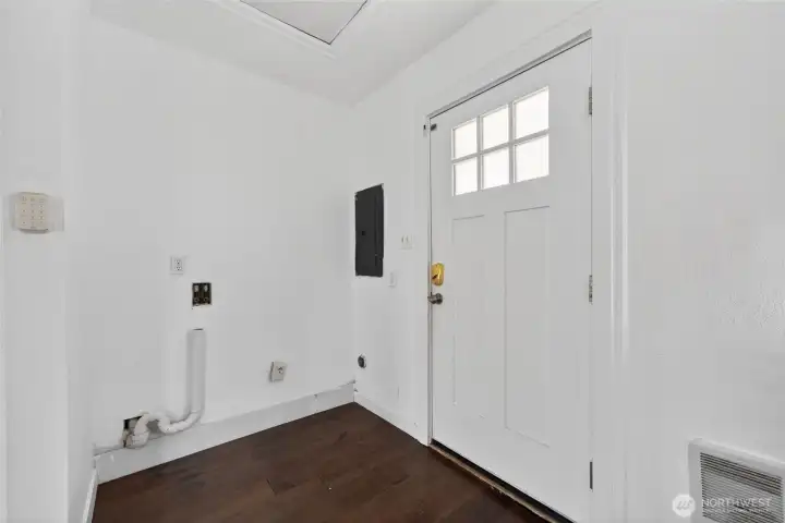 Laundry Space by back door