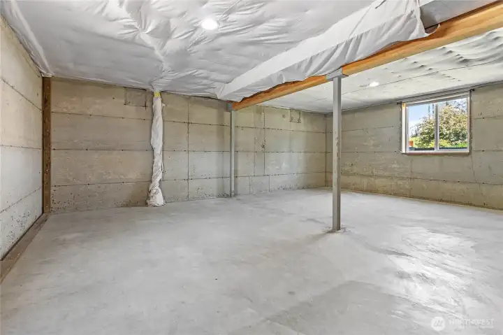 Partially Finished Basement