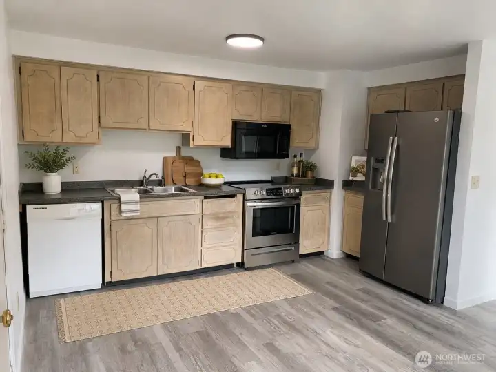 virtually staged kitchen virtually staged kitchen