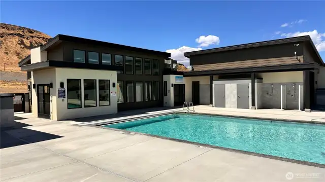 Cool off at the pool and enjoy laying in the sun on lounges along the patio!
