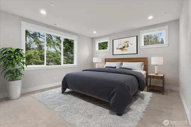 Upper Level: Primary Suite Bedroom