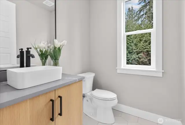 Main Level: Powder Room
