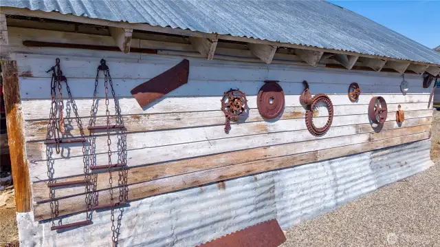 side of storage area