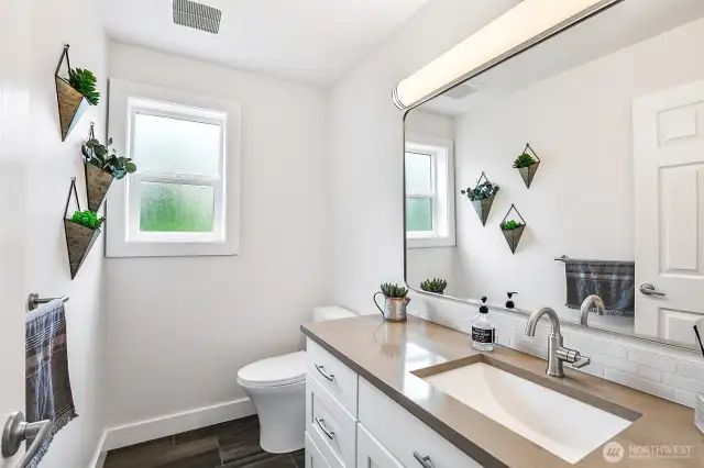 Half bathroom on main  floor