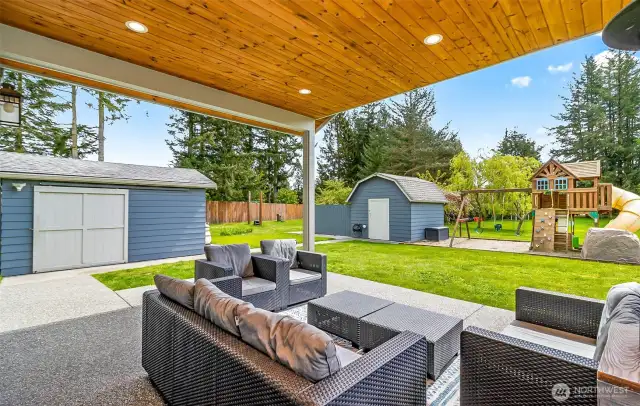 Covered patio