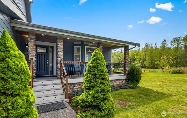 Front porch main entry