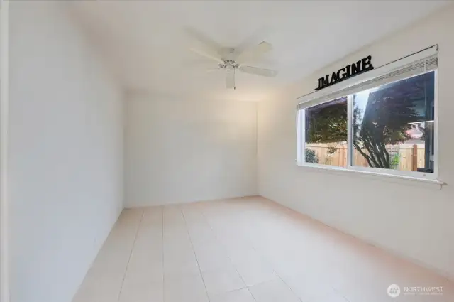 Bonus Room Virtually Empty