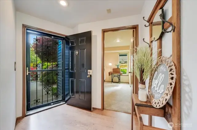 Welcoming Entry