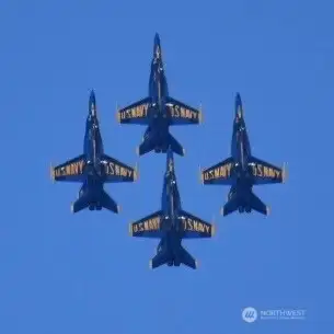 Blue Angel photos taken from the deck
