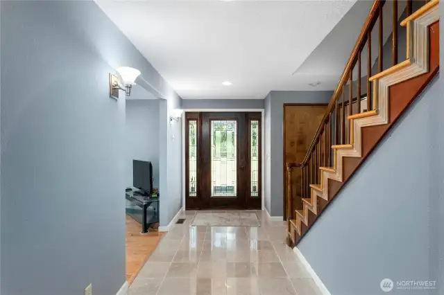 Marble Floor entry